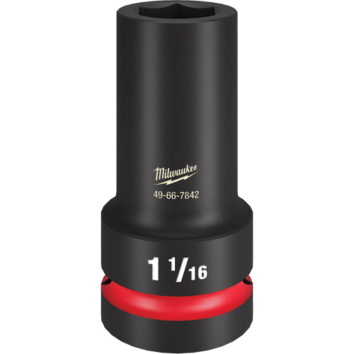 Shockwave Impact Duty Thin Wall Extra Socket, Impact, 1-1/16", 1" Drive, 6 Points, Deep Helyx Safety & Industrial Supplies