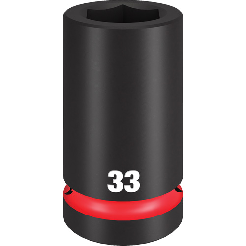 Shockwave Impact Duty Socket, Impact, 33 mm, 1" Drive, 6 Points, Deep Helyx Safety & Industrial Supplies