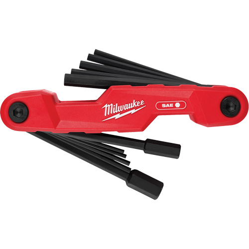 Electrician's SAE Folding Hex Key Set, 11 Pcs., Imperial Helyx Safety & Industrial Supplies