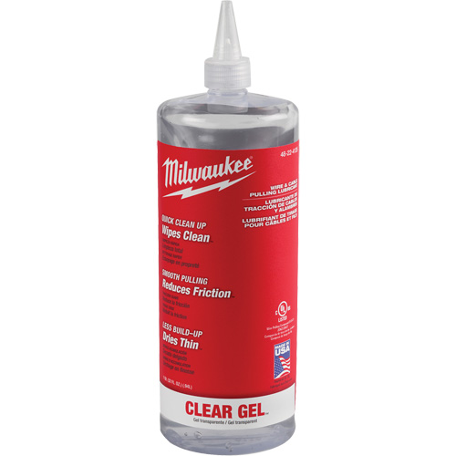 Wire & Cable Pulling Clear Gel Lubricant, Squeeze Bottle Helyx Safety & Industrial Supplies