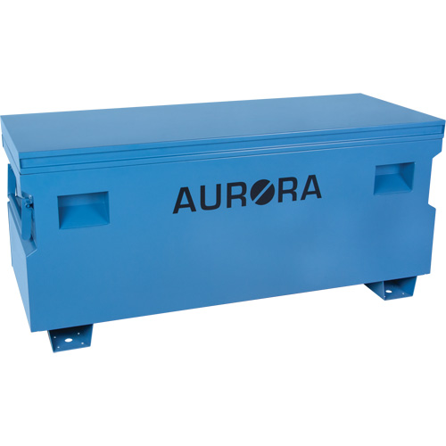 Coffre &agrave; outils de chantier, 60" x 24" x 27-1/2", Acier, Bleu Helyx Safety & Industrial Supplies