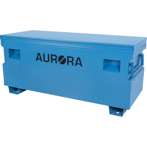 Coffre &agrave; outils de chantier, 60" x 24" x 27-1/2", Acier, Bleu Helyx Safety & Industrial Supplies