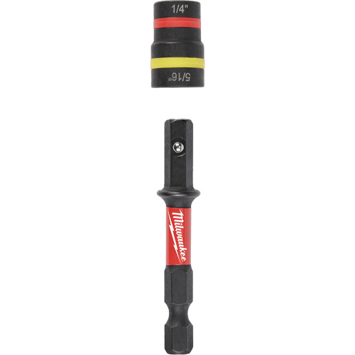 Shockwave Impact Duty Quik-Clear 2-in-1 Nut Driver, 5/16"/1/4" Drive, 2-1/4" L, Magnetic Helyx Safety & Industrial Supplies