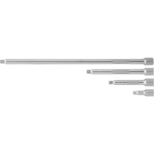 Drive Extension Set, 1/4" Drive, Chrome Finish, 4 Pcs Helyx Safety & Industrial Supplies