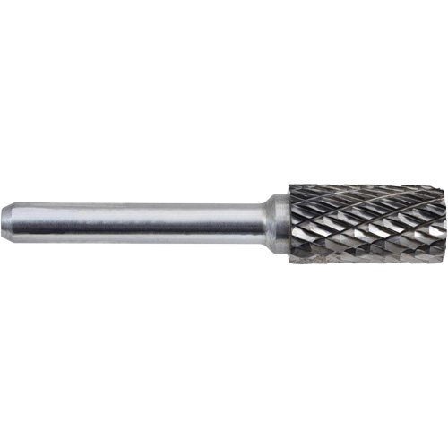 A3-DC JET-KUT&reg; GP Cylindrical Shape Carbide Bur, 3/8" Dia., V Shank Helyx Safety & Industrial Supplies