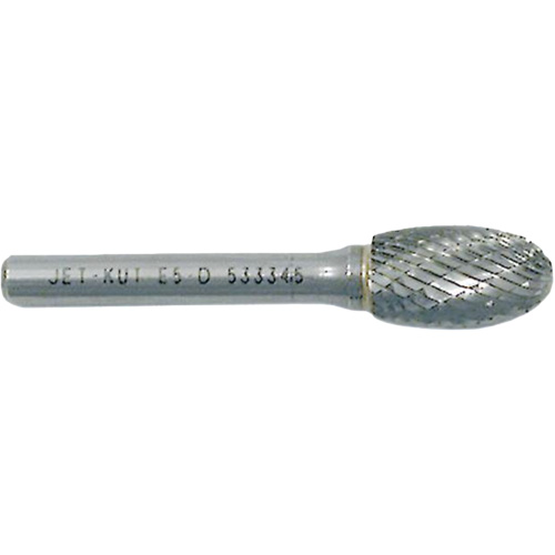 E3-DC JET-KUT&reg; GP Oval Shape Carbide Bur, 3/8" Dia. Helyx Safety & Industrial Supplies