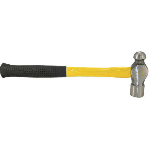 IBP-24F Ball Pein Hammer, 24 oz. Head Weight, Plain Face, Fibreglass Handle Helyx Safety & Industrial Supplies