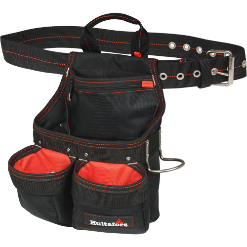 Sac &agrave; clous et outils de charpentier, Polyester balistique, Noir Helyx Safety & Industrial Supplies