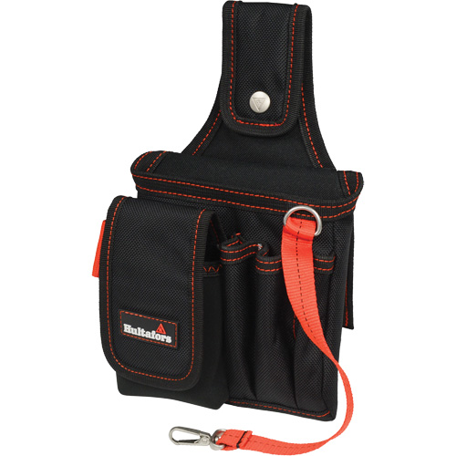 Petite poche pour technicien, Polyester balistique, Noir/Rouge Helyx Safety & Industrial Supplies