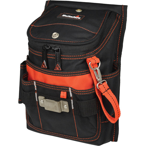 Medium Zip-Top Utility Pouch, Multiple Tool Holder, Ballistic Polyester Helyx Safety & Industrial Supplies