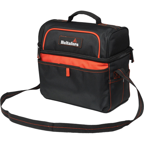11" Cooler Tool Bag, Ballistic Polyester, Black/Red Helyx Safety & Industrial Supplies