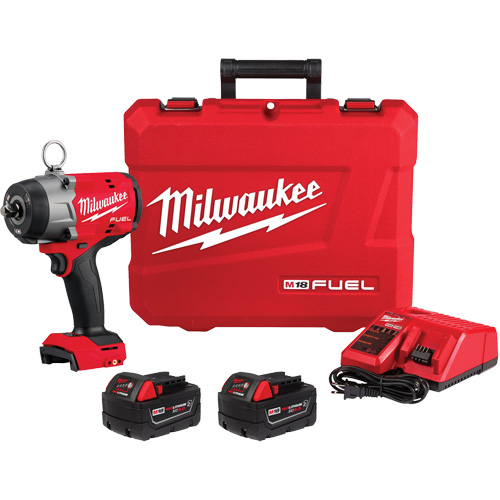 Cl&eacute; &agrave; choc &agrave; couple &eacute;lev&eacute; M18 Fuel avec ensemble de cheville d'arr&ecirc;t, 18 V, Mandrin 1/2" Helyx Safety & Industrial Supplies