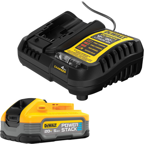 Ensemble de batterie POWERSTACK, Lithium-ion, 20 V, 5 Ah Helyx Safety & Industrial Supplies