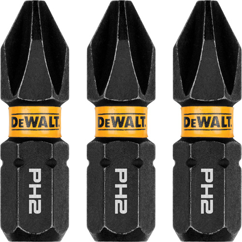 3-Piece FLEXTORQ&reg; Impact Screwdriving Bits, Phillips, #2, 1/4" Drive Helyx Safety & Industrial Supplies