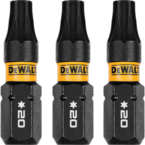 3-Piece FLEXTORQ&reg; Impact Screwdriving Bits, Torx, T-20, 1/4" Drive Helyx Safety & Industrial Supplies