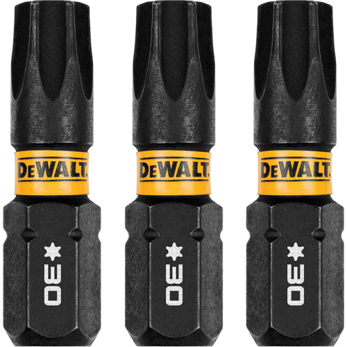 3-Piece FLEXTORQ&reg; Impact Screwdriving Bits, Torx, T-30, 1/4" Drive Helyx Safety & Industrial Supplies