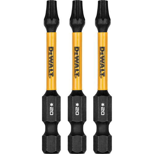 3-Piece FLEXTORQ&reg; Impact Screwdriving Bits, Torx, T-20, 1/4" Drive Helyx Safety & Industrial Supplies