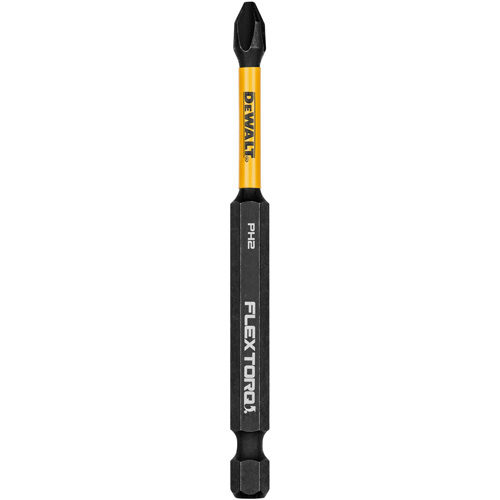 FLEXTORQ&reg; Impact Driver Bit, Phillips, #2 Tip, 1/4" Drive Size, 3-1/2" Length Helyx Safety & Industrial Supplies