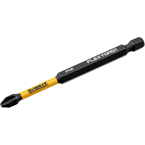 FLEXTORQ&reg; Impact Driver Bit, Phillips, #2 Tip, 1/4" Drive Size, 3-1/2" Length Helyx Safety & Industrial Supplies