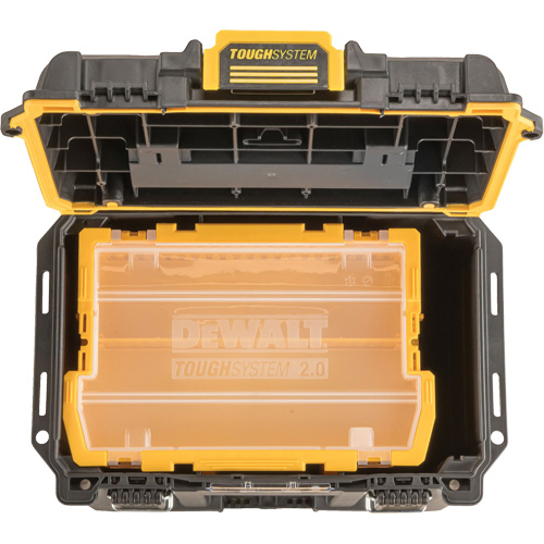 ToughSystem&reg; 2.0 Deep Compact Toolbox, 10" x 15-7/20" x 13-4/5", Black/Yellow Helyx Safety & Industrial Supplies