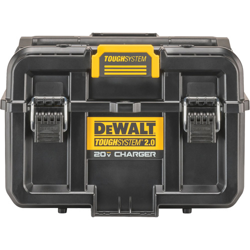 ToughSystem&reg; 2.0 20V Dual Port Charger, 14" x 15" x 9", Black/Yellow Helyx Safety & Industrial Supplies