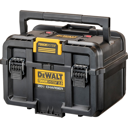 ToughSystem&reg; 2.0 20V Dual Port Charger, 14" x 15" x 9", Black/Yellow Helyx Safety & Industrial Supplies