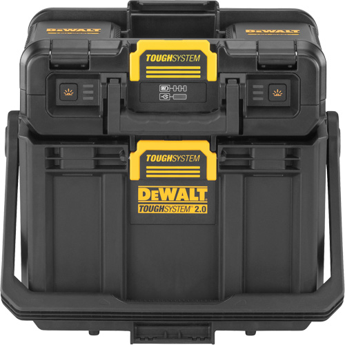 ToughSystem&reg; 2.0 Adjustable Work Light with Storage, 16" x 11" x 14", Black/Yellow Helyx Safety & Industrial Supplies