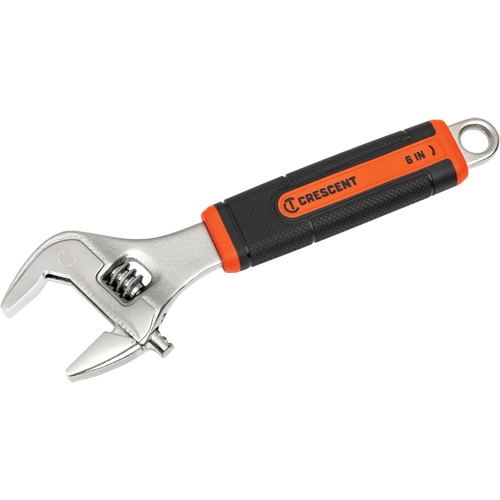 Adjustable Wrench, 6" L, 26 mm/1-4/5" Max Width, Chrome/Polished Helyx Safety & Industrial Supplies