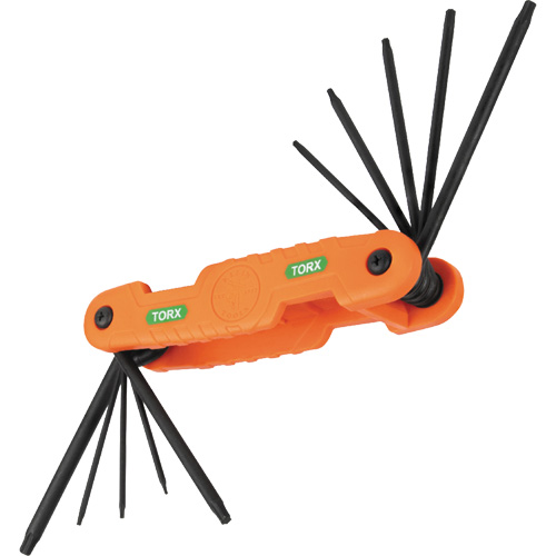 Pro Folding Hex Key Set, 10 Pcs., Torx&reg; Helyx Safety & Industrial Supplies