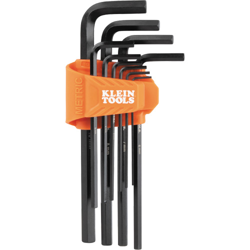 L-Style Long Hex Key Set, 10 Pcs., Metric Helyx Safety & Industrial Supplies