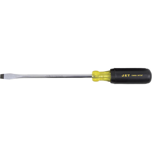 JKSS-8R Slot Screwdriver, 3/8" Tip, Round, 8" L, Cushion Grip Handle Helyx Safety & Industrial Supplies