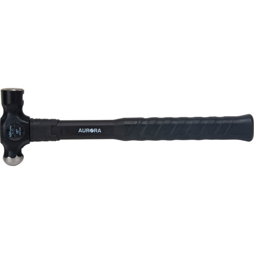 Ball Pein Hammer, 16 oz. Head Weight, Plain Face, Fibreglass Handle Helyx Safety & Industrial Supplies
