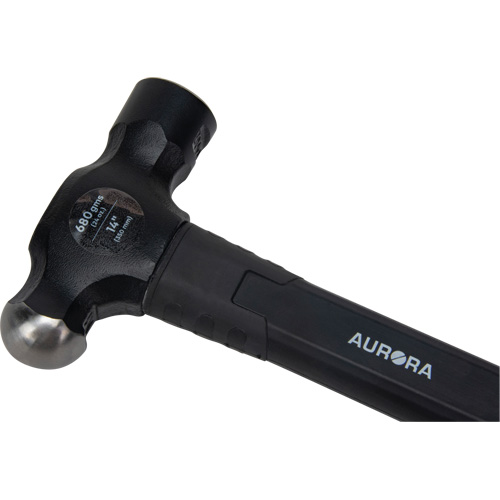 Marteau &agrave; panne ronde, Poids de la t&ecirc;te 24 oz, Face Ordinaire, Prise Fibre de verre Helyx Safety & Industrial Supplies