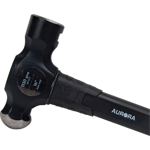 Ball Pein Hammer, 40 oz. Head Weight, Plain Face, Fibreglass Handle Helyx Safety & Industrial Supplies