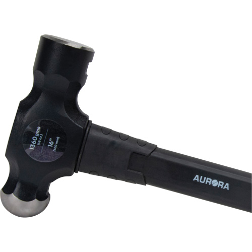 Ball Pein Hammer, 48 oz. Head Weight, Plain Face, Fibreglass Handle Helyx Safety & Industrial Supplies