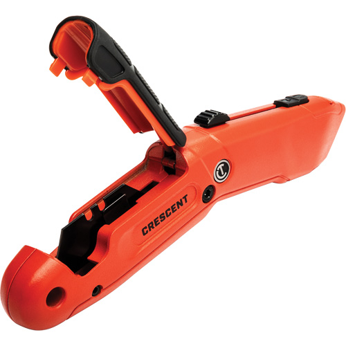 Couteau de s&eacute;curit&eacute; autor&eacute;tractable, 1", Acier, Prise en Aluminium Helyx Safety & Industrial Supplies