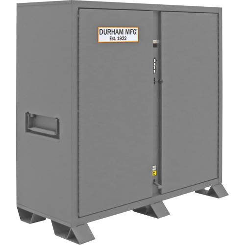 Jobsite Storage Cabinet, Steel, 47.5 Cubic Feet, Grey Helyx Safety & Industrial Supplies