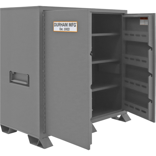 Armoire de rangement pour le chantier, Acier, 59 pi³, Gris Helyx Safety & Industrial Supplies