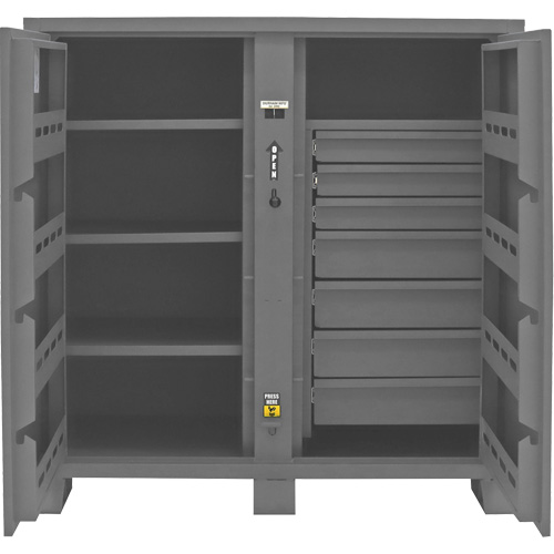 Armoire de rangement pour le chantier, Acier, 59 pi³, Gris Helyx Safety & Industrial Supplies