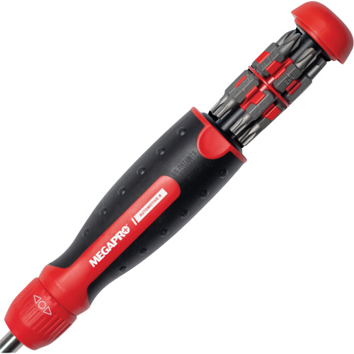 13-in-1 Automotive Ratcheting Multi-Bit Screwdriver, Cushion Grip Handle Helyx Safety & Industrial Supplies