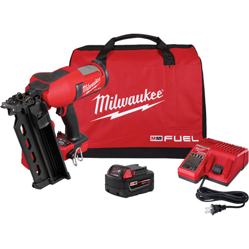 Fuel Duplex Nailer Kit, 18 V, Lithium-Ion Helyx Safety & Industrial Supplies
