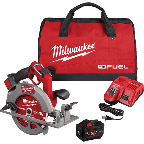 Fuel Circular Saw Kit, 7-1/4", 18 V Helyx Safety & Industrial Supplies