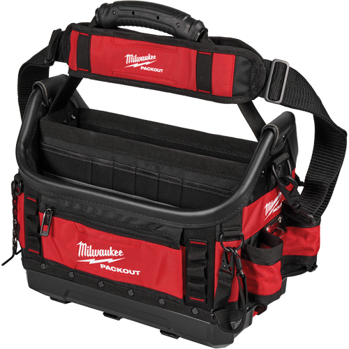 Fourre-tout structur&eacute; PackOut, Polyester, 39 pochettes, Noir/Rouge Helyx Safety & Industrial Supplies
