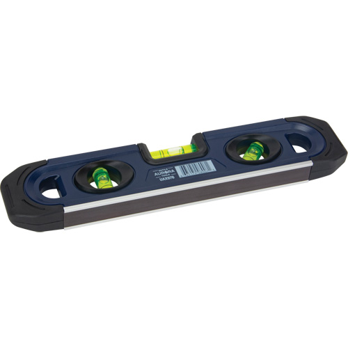Torpedo Level, 9" L, 3 Vials, Magnetic Helyx Safety & Industrial Supplies