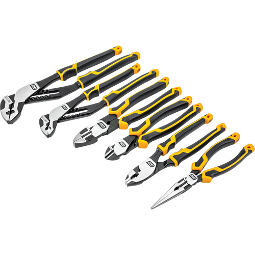 Jeu de pinces mixtes &agrave; double mat&eacute;riau PITBULL, 6 Morcea Helyx Safety & Industrial Supplies