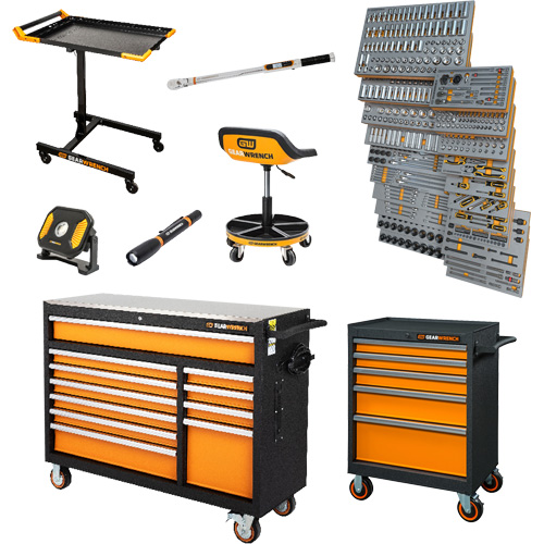 MEGAMOD Master Mechanics Tool Set in Premium Modular Foam Trays with Tool Storage, 1024 Pieces Helyx Safety & Industrial Supplies