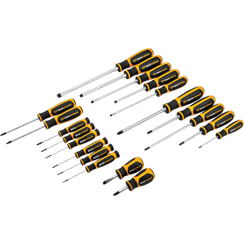 Jeu de tournevis bimat&eacute;riau &agrave; fente, Phillips, Torx, 20 mcx. Helyx Safety & Industrial Supplies