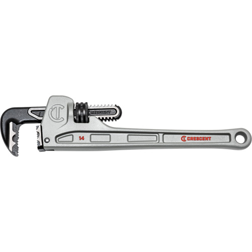 K9 Jaw Pipe Wrench, 2-3/8" Jaw Capacity, 14" Long, Powder Coated Finish, Non-Ergonomic Handle Helyx Safety & Industrial Supplies