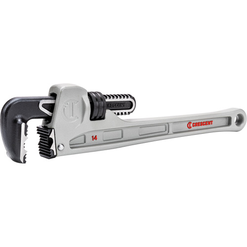 K9 Jaw Pipe Wrench, 2-3/8" Jaw Capacity, 14" Long, Powder Coated Finish, Non-Ergonomic Handle Helyx Safety & Industrial Supplies