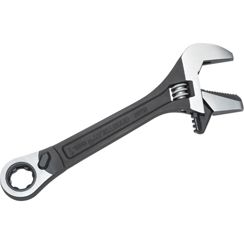 11-Piece Pass-Thru X6 Adjustable Wrench & Spline Socket Set, 13" L, 2-27/50" Max Width, Black Phosphate Helyx Safety & Industrial Supplies